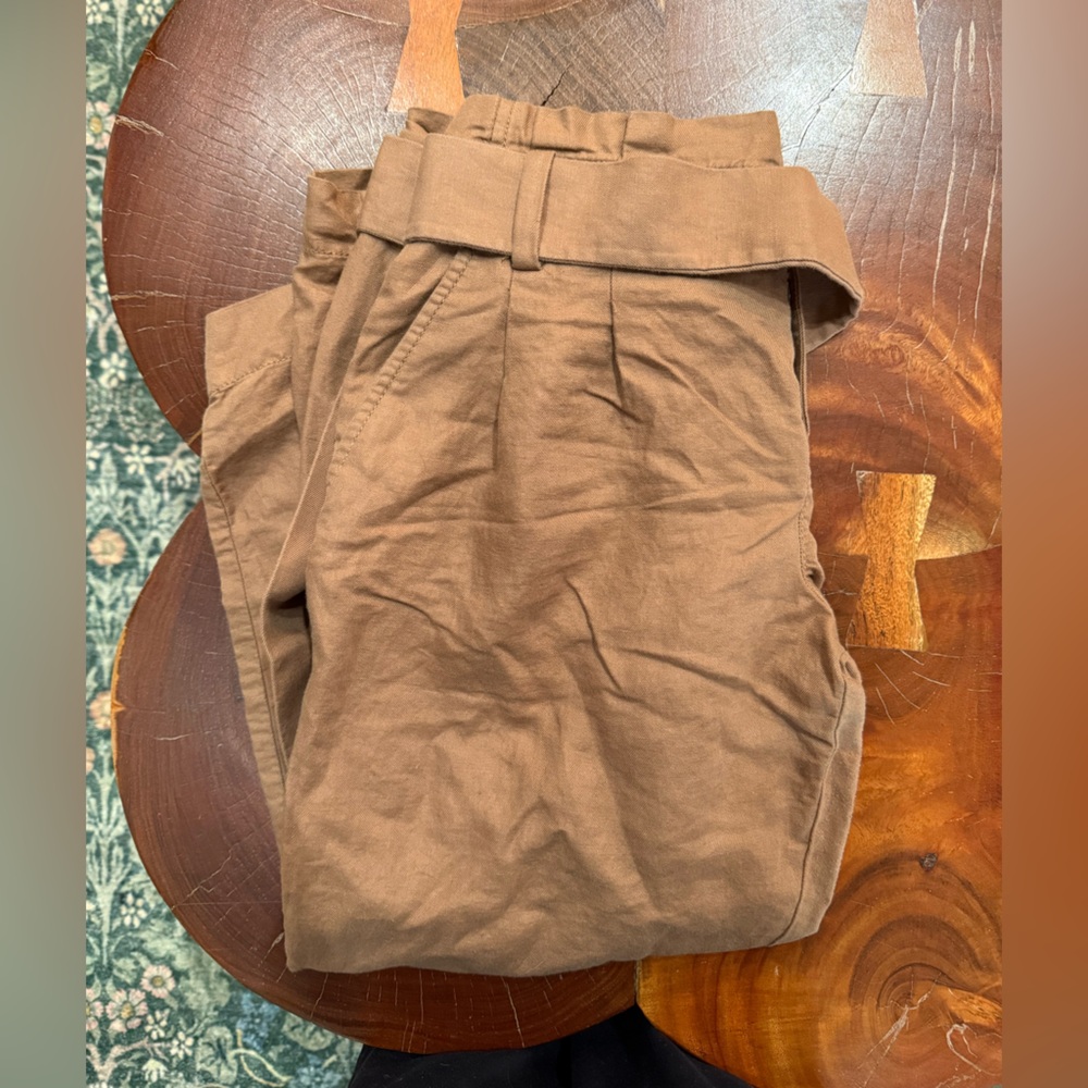 LOFT Women’s Tan Paper Bag dress pants